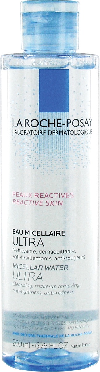 La Roche-Posay Fluid Micelar Ultra Pentru Piele Reactivă Flacon 200ml