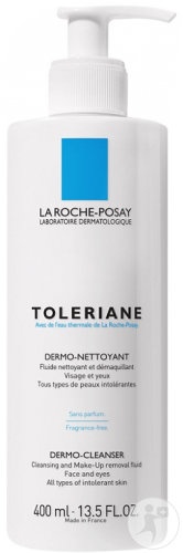La Roche-Posay Toleriane Fluid De Curățare Și Demachiere Față Și Ochi 400ml