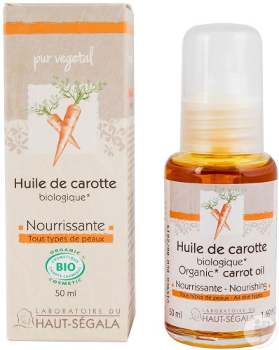 Laboratoire Du Haut-Ségala Ulei De Morcov Bio Hrănitor Pentru Toate Tipurile De Piele 50ml