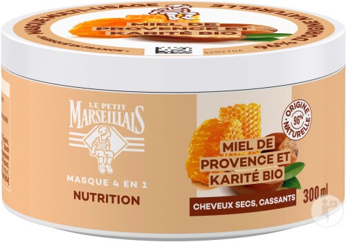 Le Petit Marseillais Masca Nutritiva Multi-Uz 3in1 Unt de Karité Miere Din Provence Par Uscat 300ml