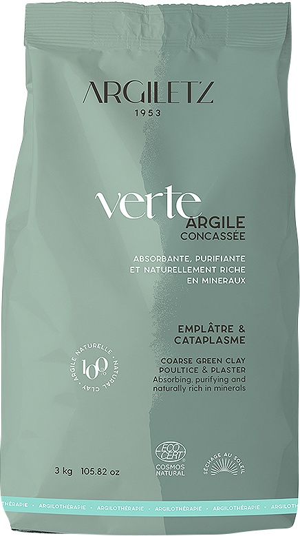 Masca Argiletz Argilă Verde Concasată Pungă 3kg