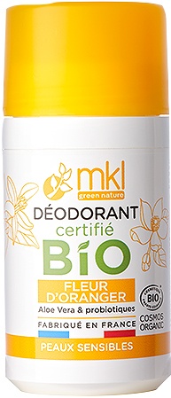 MKL Deodorant Green Nature Orange Blossom Piele Sensibilă Roll-On Organic 50ml NF