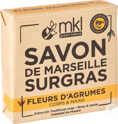 MKL Green Nature Săpun Solid De Marsilia Ultra Hrănitor Flori De Citrice 100g