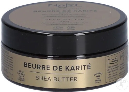Najel Unt De Shea Brut Hrănitor Și Protector Bio Pentru Față/Corp/Păr 100g