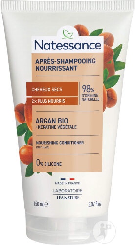 Natessance Balsam Argan & Keratină Vegetală Pentru Păr Normal/Uscat Tub 150ml