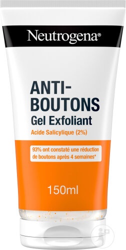 Neutrogena Anti-Boutons Gel Exfoliant Anti-Acnee Tub 150ml
