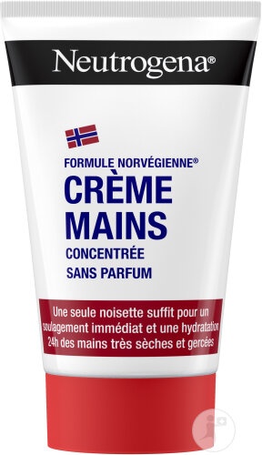 Neutrogena Formulă Norvegiană Cremă Mâini Calmantă Fără Parfum Tub 50ml