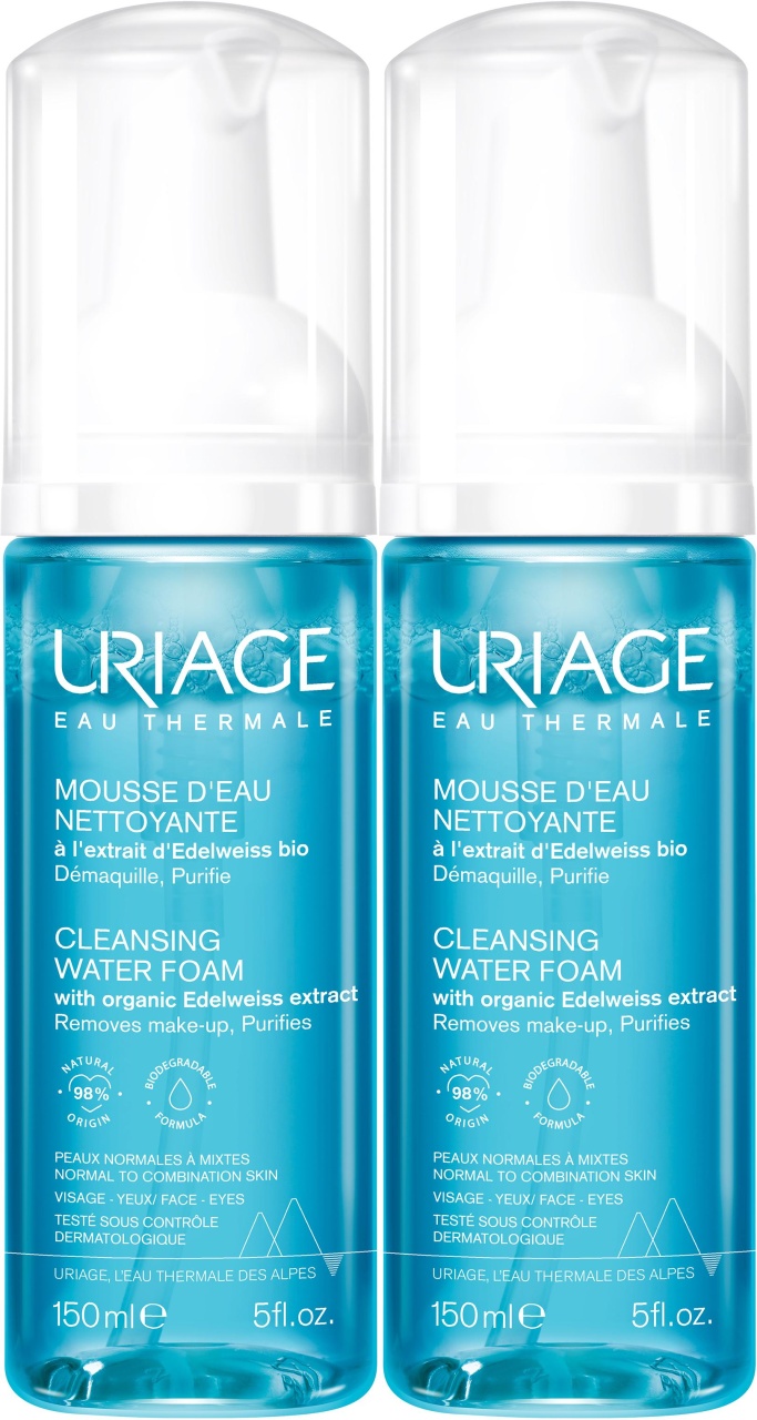 Uriage Eau Thermale Spumă De Curățare Ten Normal/Mixt 2x150ml