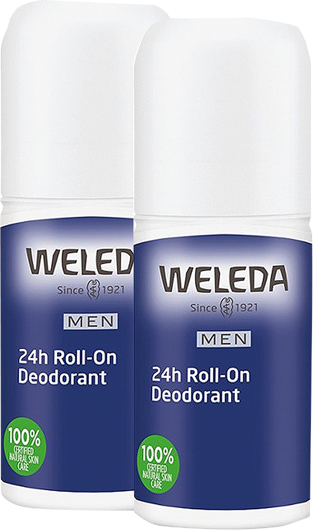 Weleda Deodorant Bărbați 24h Roll-On 2x50ml