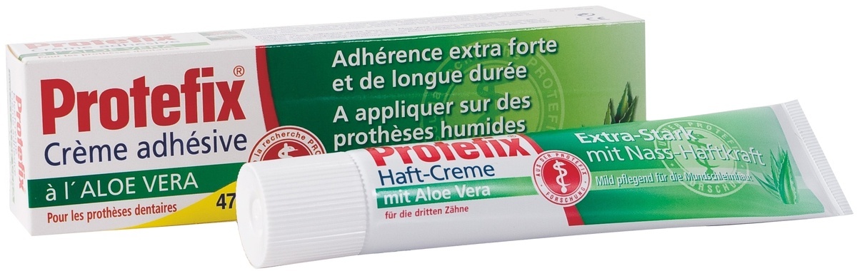 Protefix Crema Adezivă Cu Aloe Vera Tub 40ml