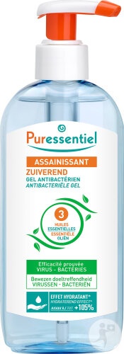 Puressentiel Gel Hidroalcoolic Antibacterian Cu Pompiță 250ml