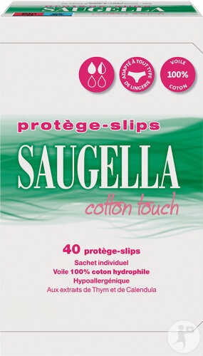 Saugella Cotton Touch Absorbante Zilnice Hipoalergenice Și Fine 40 Bucăți