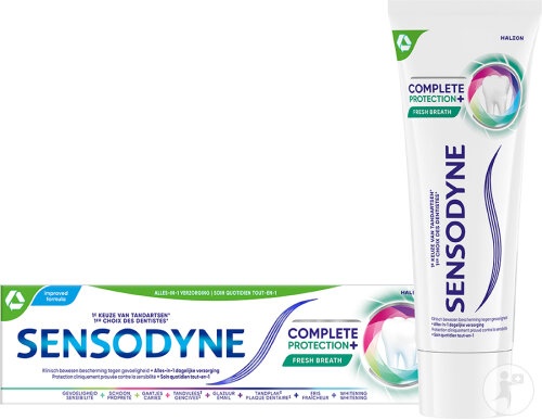 Sensodyne Complete Protection Spuma De Dinti Extra Fresh Pentru O Respiratie Proaspata Tub 75ml