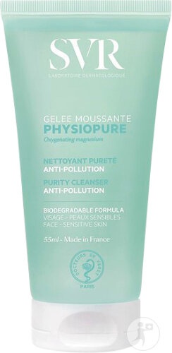 SVR Physiopure Gel Spumant De Curățare Anti-Poluare 55ml