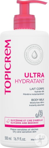 Topicrem Lapte Ultra-Hidratant Pentru Corp Piele Uscată Și Sensibilă 500ml