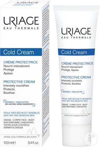 Uriage Cold Cream Cremă Protectoare Pentru Piele Foarte Uscată Și Sensibilă Tub 100ml