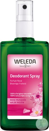 Weleda Deodorant Spray Cu Trandafir Sălbatic 100ml
