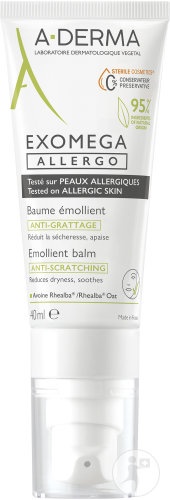Balsam emolient Exomega Allergo DEFI, 40 ml, A-Derma - imagine 2