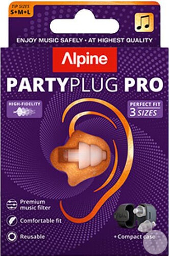 Alpine PartyPlug Pro Dopuri De Urechi Transparente 1 Pereche
