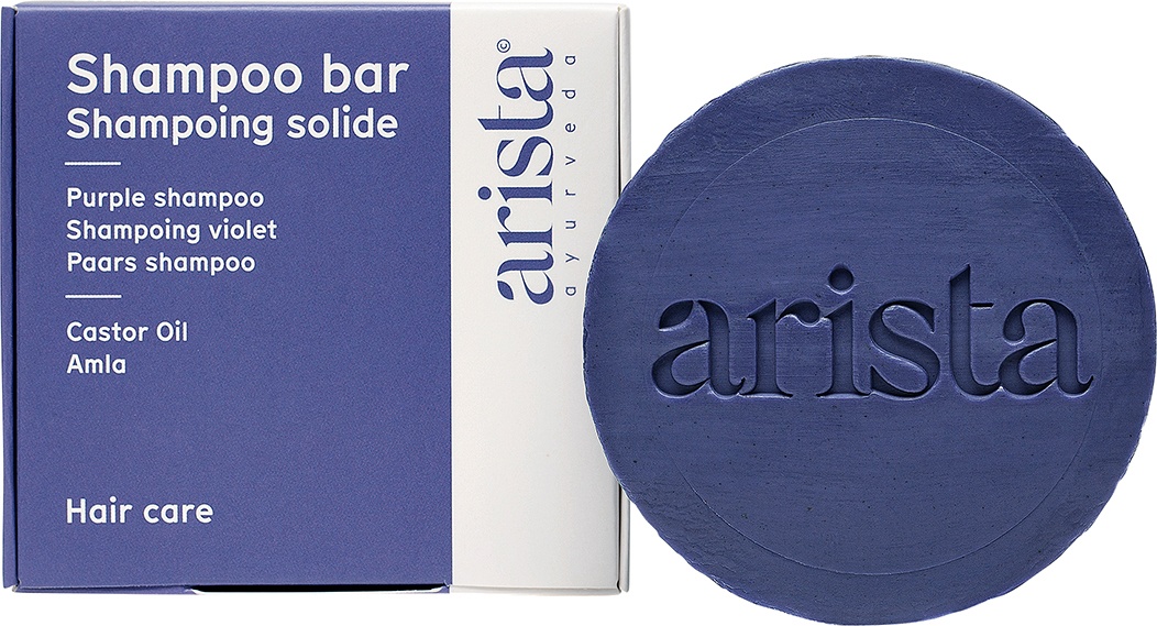 Arista Ayurveda Șampon Solid Nuanțator Pentru Păr Blond Sau Grizonat 80g