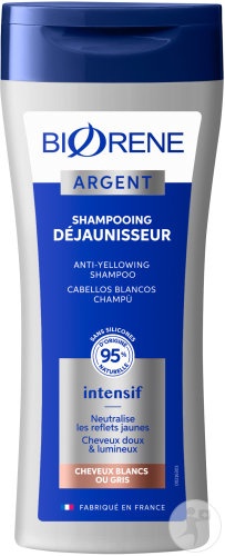 Biorène Argent Șampon Decolorant Intensiv Păr Alb Sau Gri 200ml