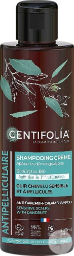 Centifolia Șampon Cremă Antimătreață Pentru Pielea Sensibila A Capului Flacon 200ml
