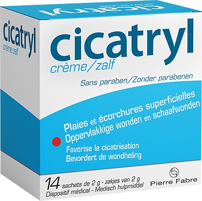 Cicatryl Cremă Pentru Răni Și Zgârieturi Superficiale Pliculețe 14x2g