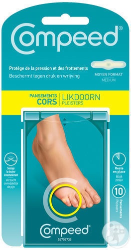 Compeed Plasturi Pentru Calozități Medii 10 Bucăți