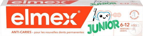 Elmex Junior Pastă De Dinți Anti-Carii Pentru Copii 6-12 Ani Tub 75ml