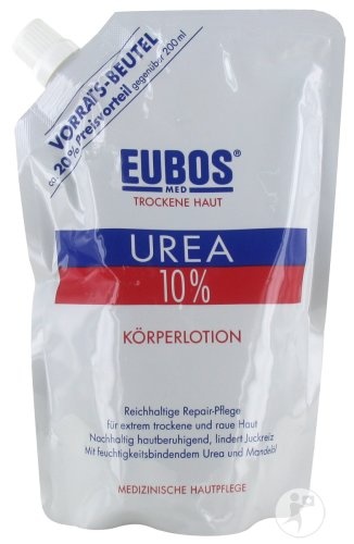 Eubos Loțiune De Corp Urea 10% Pentru Piele Uscată Rezerva 400ml