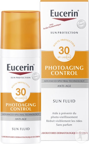 Eucerin Sun Sensitive Protect Fluid Anti-Age SPF30 Toate Tipurile De Piele 50ml