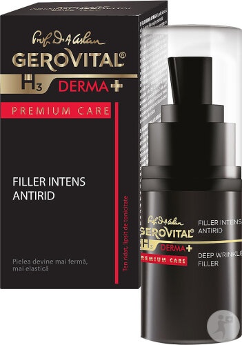 Filler intens antirid H3 Derma+ Premium Care, 15 ml, Gerovital - imagine 4