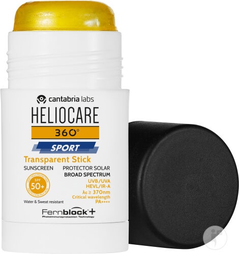 Heliocare 360° Sport Transparent Stick SPF50+ 25g