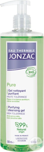 Jonzac Eau Thermale Pure Gel Curățare Purifiant Bio Piele Cu Tendință Acneică 500ml