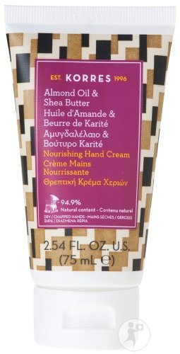 Korres Cremă De Mâini Reparatoare Cu Migdale Și Unt De Shea 75ml