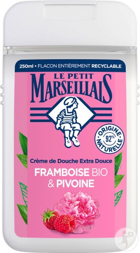 Le Petit Marseillais Cremă Pentru Duș Extra Delicat Zmeură Bujor 250ml