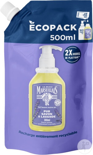 Le Petit Marseillais Gel Curățare Mâini Lavandă Reumplere 500ml
