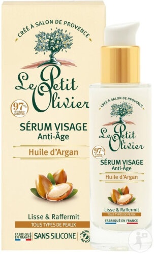 Le Petit Olivier Ser Anti-Age Cu Ulei De Argan Pentru Ten Flacon 30ml