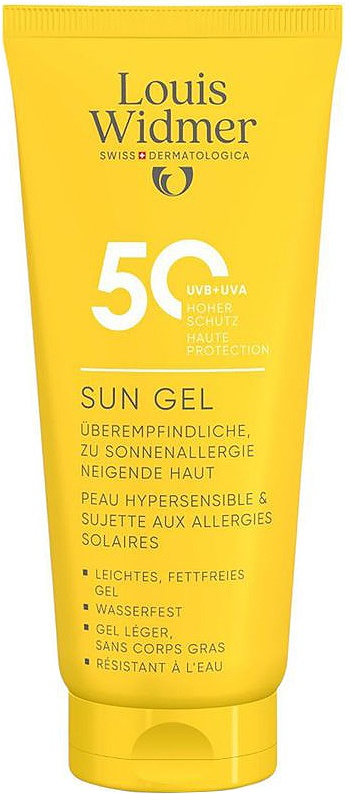 Louis Widmer Gel De Protecție Solară SPF50 Fără Parfum 100ml