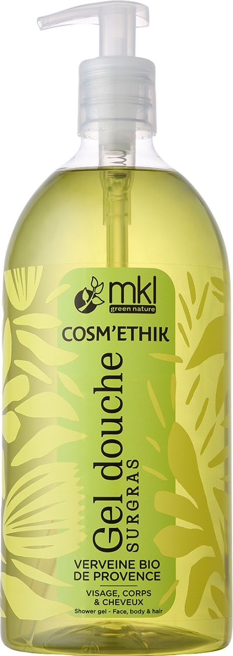 MKL Green Nature Coms'Éthik Gel De Duş Rehidratant Verbină Organică Din Provence Față/Corp/Păr 1l