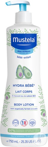 Mustela Bébé Hydra Bébé Loțiune De Corp Pentru Piele Normală 750ml