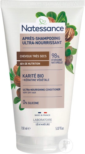 Natessance Balsam Ultra-Bogat După-Șamponare Cu Shea Și Keratină Pentru Păr Foarte Uscat 150ml