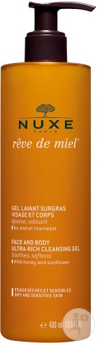 Nuxe Rêve De Miel Gel De Curăţare Hidratant Pentru Faţă Şi Corp 400ml