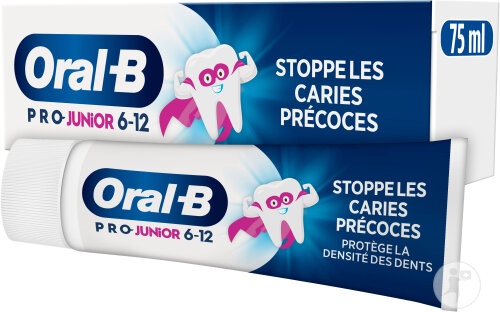 Oral-B Pro Junior Pastă Dinți 6-12 Ani Tub 75ml