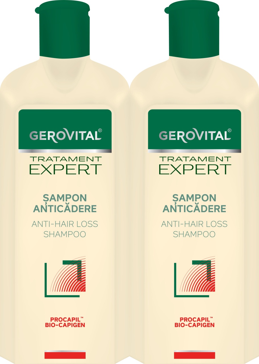 Gerovital Tratament Expert Șampon Anticădere 2x400ml