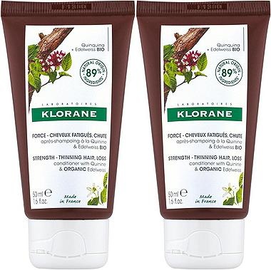 Klorane Balsam Cu Extract De Chinină Și Edelweiss Bio 2x50ml