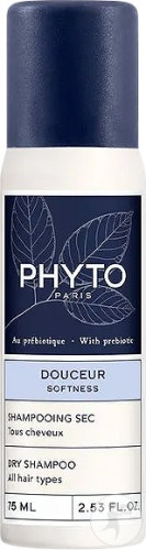 Phyto Douceur Șampon Uscat Pentru Toate Tipurile De Păr Spray 75ml