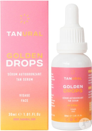 Tanural Golden Drops Ser Autobronzant Față 30ml