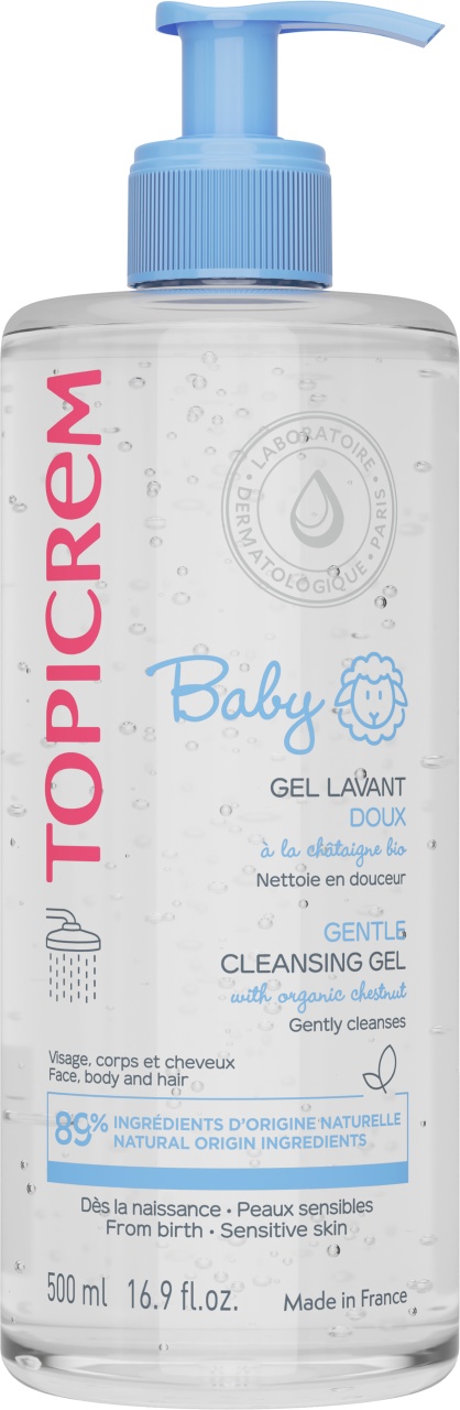 Topicrem Baby Gel Delicat Pentru Piele Sensibilă Flacon Dozator 500ml