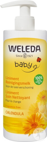 Weleda Bébé Liniment Cu Gălbenele Pentru Schimbarea Scutecului Flacon 400ml